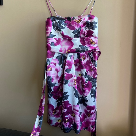 Floral party dress, size 10 - Picture 3 of 6